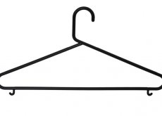 Plastové ramínko na šaty s příčkou P6