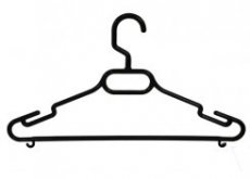 Plastové ramínko na šaty s příčkou P16