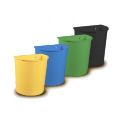 Plastové závěsné koše na třídění odpadu EKOS II, 20 l